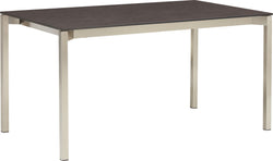 Table de jardin MALO - L : 140,0 cm x P : 80,0 cm x H : 75,0 cm / Moon Grey