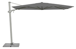 Parasol Suncomfort by Glatz VARIOFLEX - Gris pierre / L : 330,0 cm x P : 270,0 cm