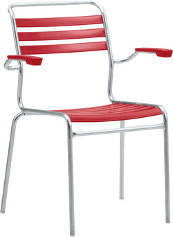 Schaffner SÄNTIS Chaise - Rouge / L: 62.0 cm x P: 60.0 cm x H: 85.0 cm