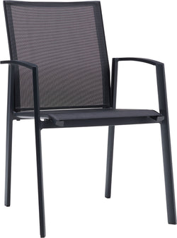 LEHUA Chaise - Noir / L: 57.5 cm x P: 66.0 cm x H: 88.5 cm