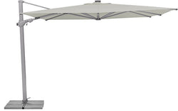 Suncomfort by Glatz VARIOFLEX Sonnenschirm - Hellgrau / B: 300.0 cm x T: 300.0 cm x H: 258.0 cm