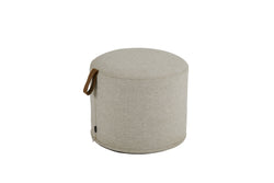 LAZARETO II Hocker beige_Ø50x40cm - Beige / H: 40.0 cm