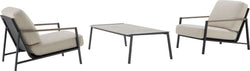 LAZARETO II Lounge Set_2 Sessel+Tisch - Beige