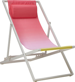 SOLE Lettino Sunset Fade - Rosa / L: 60.0 cm x P: 100.5 cm x A: 93.0 cm