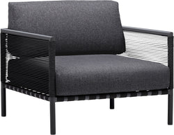 HORIZON Loungesessel - Anthrazit / B: 87.0 cm x T: 87.0 cm x H: 61.0 cm