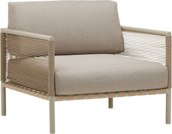 HORIZON Poltrona lounge - Sabbia / L: 87.0 cm x P: 87.0 cm x A: 61.0 cm