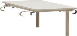 HORIZON Table amovible lounge - Sable corail / P: 90.0 cm x L: 47.85 cm x H: 27.75 cm