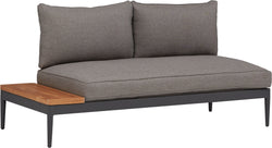 STROMBOLI Élément simple lounge - Gris / L: 168.3 cm x P: 78.2 cm x H: 67.7 cm