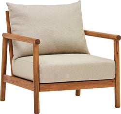 PANAREA Fauteuil lounge - Hellgrau / L: 73.0 cm x P: 87.0 cm x H: 73.0 cm