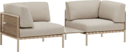 HORIZON Loungeset - Coral sand / B: 221cm x T: 87cm x H: 76cm
