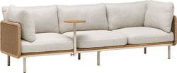 NIHOA Sofa+Anstecktisch_Kunststoffgefl. - Sand