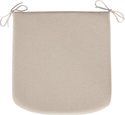 MALÉ Sitzkissen Sitzkissen - Grau / B: 43.0 cm x T: 50.0 cm x H: 4.0 cm