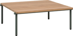 Table basse SAONA - marron / L : 91,0 cm x P : 88,0 cm x H : 33,0 cm