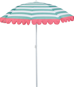 SE-CIAO Ombrellone Sky rosso/verde - Rosso / A: 200.0 cm