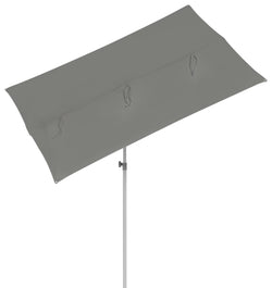 Suncomfort by Glatz FLEX ROOF III Ombrellone - Grigio pietra / L: 194.0 cm x P: 140.0 cm