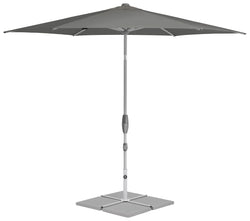 Suncomfort by Glatz SHELL TURN Sonnenschirm - Stone grey / H: 266.0 cm