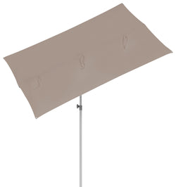 Suncomfort by Glatz FLEX ROOF III Sonnenschirm - Taupe / B: 194.0 cm x T: 140.0 cm