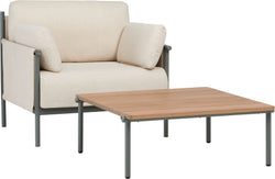 SAONA Loungeset - Sand / B: 90.0 cm x T: 83.0 cm x H: 78.0 cm