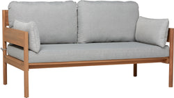 SANTA CRUZ Canapé lounge - Grau / L: 152.0 cm x P: 79.0 cm x H: 75.0 cm