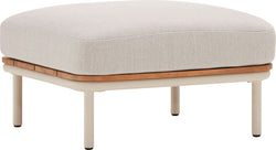 NIHOA Loungehocker - Hellgrau / B: 74.0 cm x T: 174.0 cm x H: 36.0 cm