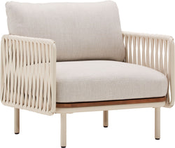 Fauteuil de salon NIHOA - sable / L : 95 cm x P : 85,5 cm x H : 87 cm