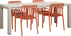 CADIZ_Set_4 JAKARTA_Stuhl_orange rust - Orange rust