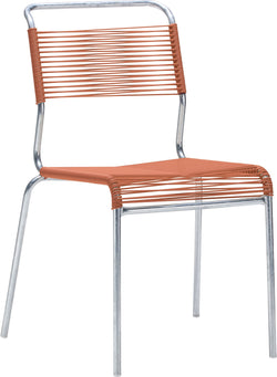 Schaffner SAFFA Chaise - Terre cuite / L: 40.0 cm x P: 52.0 cm x H: 84.0 cm