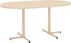 SCHAFFNER VIENNA Tavolo allungabile - sabbia pastello / L: 160-218cm x P: 95cm x H: 72cm