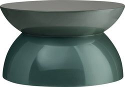 Table basse QUIRK - vert thym / L : 60 cm x P : 60 cm x H : 35 cm