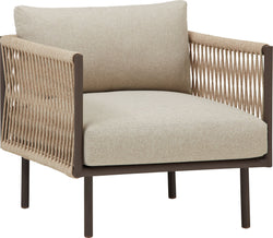 CORD poltrona lounge - marrone / L: 64cm x P: 80cm x H: 64cm