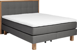 HASENA PRONTO Letto Boxspring - Antracite / L: 140.0 cm x P: 200.0 cm
