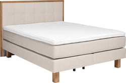 HASENA PRONTO Boxspringbett - Beige / B: 140.0 cm x T: 200.0 cm