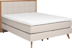 HASENA PRONTO Letto Boxspring - Beige / L: 160.0 cm x P: 200.0 cm