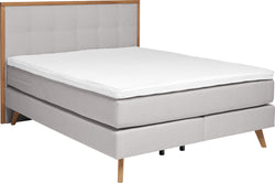 HASENA PRONTO Boxspringbett - Grau / B: 180.0 cm x T: 200.0 cm