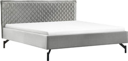HASENA NARDO Bett - Grau / B: 180.0 cm x T: 200.0 cm