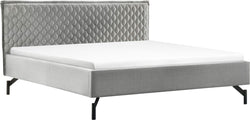 HASENA NARDO Bett - Grau / B: 160.0 cm x T: 200.0 cm