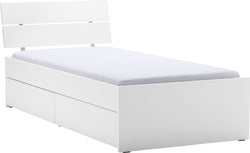 HASENA SPAZIO Bett - Weiss / B: 90.0 cm x T: 200.0 cm