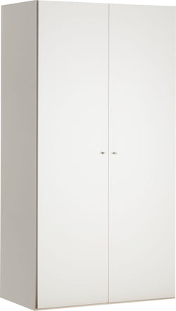 Armoire à portes battantes MODUL ONE - Crème / L : 102,0 cm x P : 59,0 cm x H : 195,0 cm
