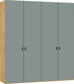 MODULO Armadio con ante a battente - Verde chiaro / L: 203,0 cm x P: 59,0 cm x A: 220,0 cm