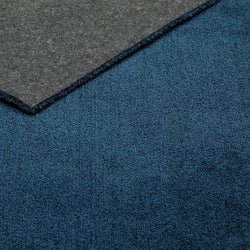 COSY FEEL Teppich - blau / B: 80.0 cm x T: 150.0 cm x H: 1.1 cm