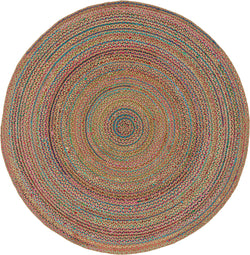 MONA Teppich - Multicolor / D: 120.0 cm