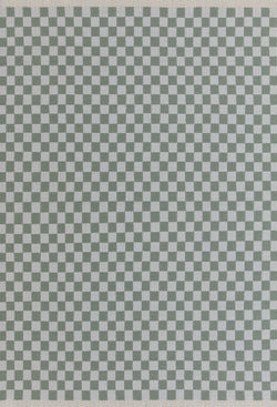 KELIM REMUS Tapis - vert / L: 120.0 cm x P: 170.0 cm