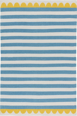 Sonnhild Kestler x Micasa CIAO Tappeto per interni ed esterni - blu / L: 120,0 cm x P: 170,0 cm