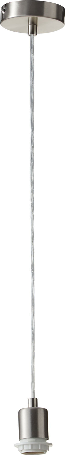 MIX&MATCH SINGLE Sospensione - Nichel / L: 10,0 cm x P: 10,0 cm x A: 112,0 cm