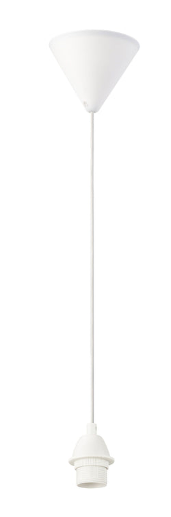 BASIC Sospensione - Bianco / P: 12.0 cm x L: 12.0 cm x A: 135.0 cm