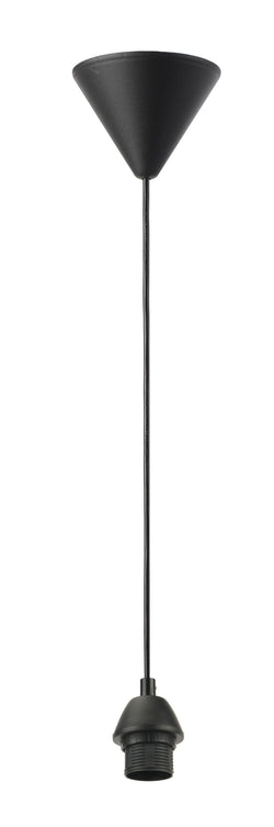 BASIC Aufhängung - Schwarz / B: 12.0 cm x T: 12.0 cm x H: 135.0 cm