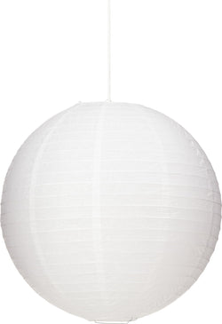 CHINA II Papierschirm - Weiss / B: 50.0 cm x T: 50.0 cm x H: 48.0 cm