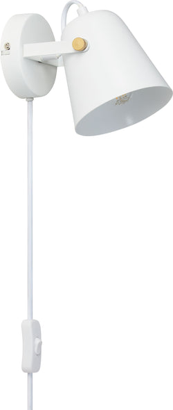 PIETRO Wandleuchte - Weiss / B: 12.0 cm x T: 20.0 cm x H: 15.0 cm