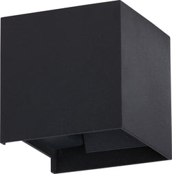 RIBERA Luminaire mural - Noir / L: 10.0 cm x P: 10.0 cm x H: 10.0 cm