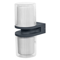 LE_FLARE SMART OUTD WIFI Wandleuchte - Grau / B: 10.0 cm x T: 13.2 cm x H: 24.6 cm